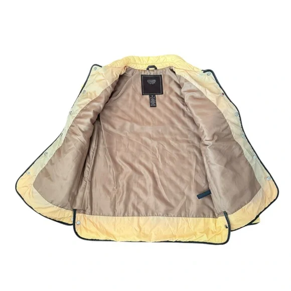 Coach Yellow Quilted Light Jacket - Picture 5 of 11